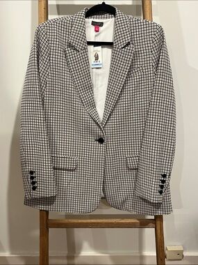 Vince Camuto Plaid Check Blazer NWT